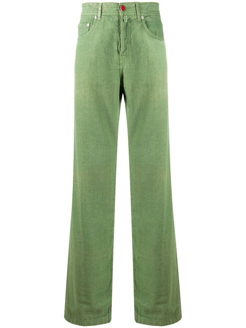 jeans rectos de mezclilla